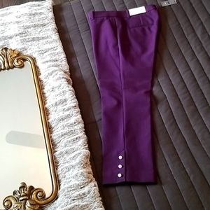 Plum ankle dress pants, petite, ann taylor